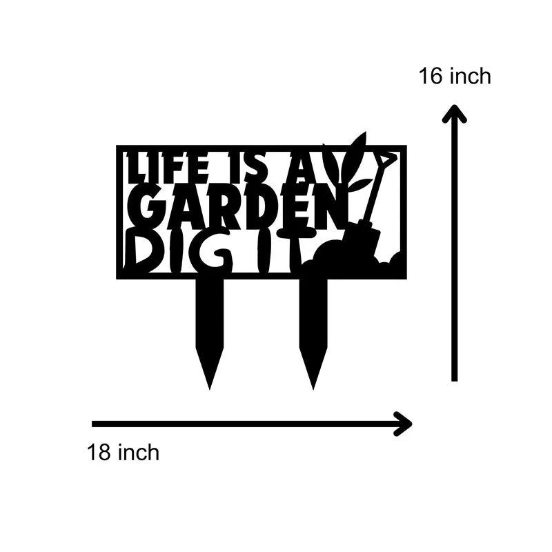 Dig It Garden Stake media 4