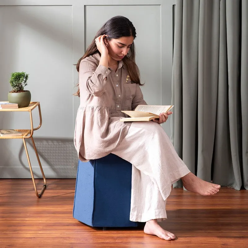 Soft Balance Pouffe - Blue media 7