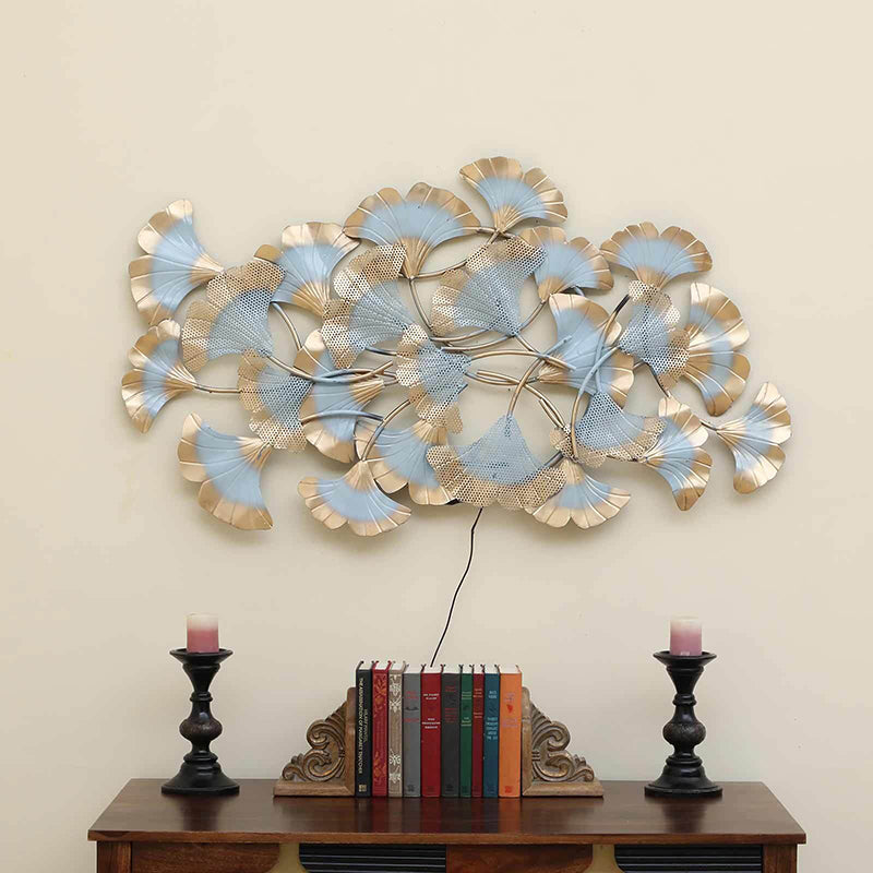 Neela Pathra Iron Wall Accent
