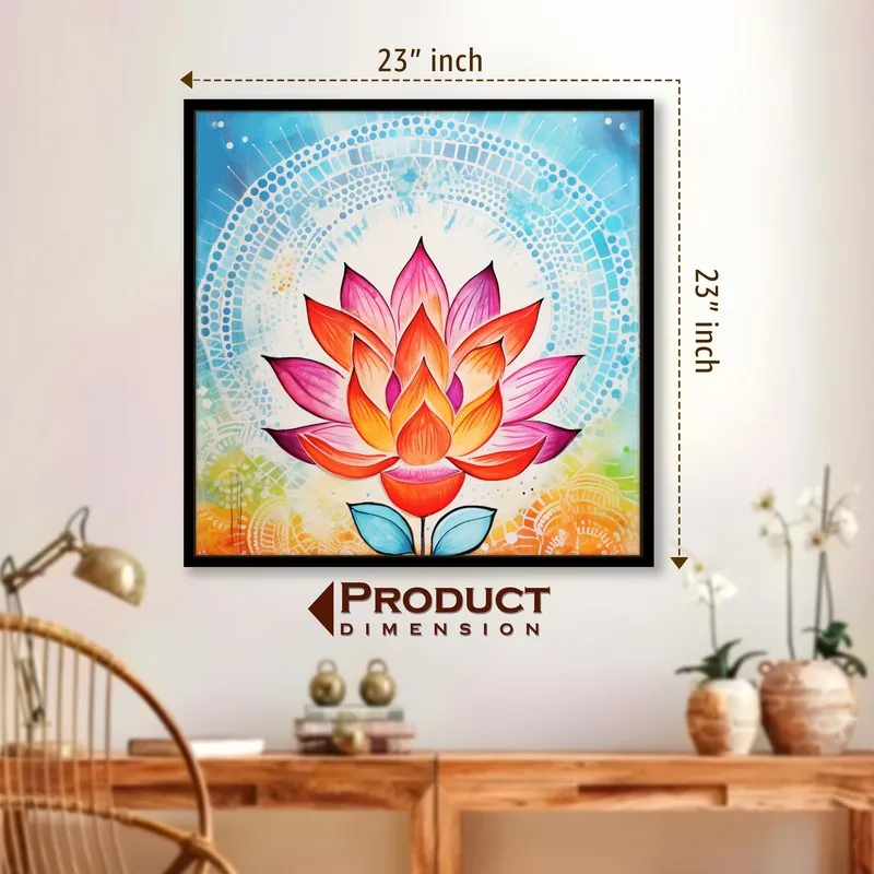 Sunlit Bloom Wall Art With Frame media 7