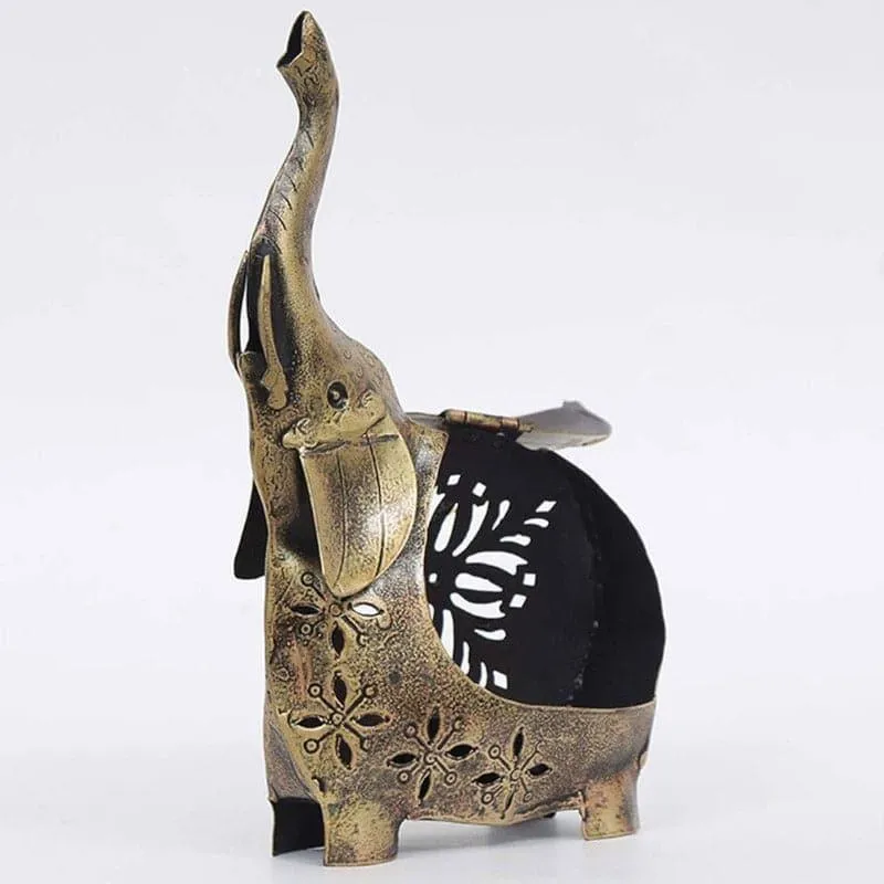 Elephant Fantasy Tealight Candle Holder media 3
