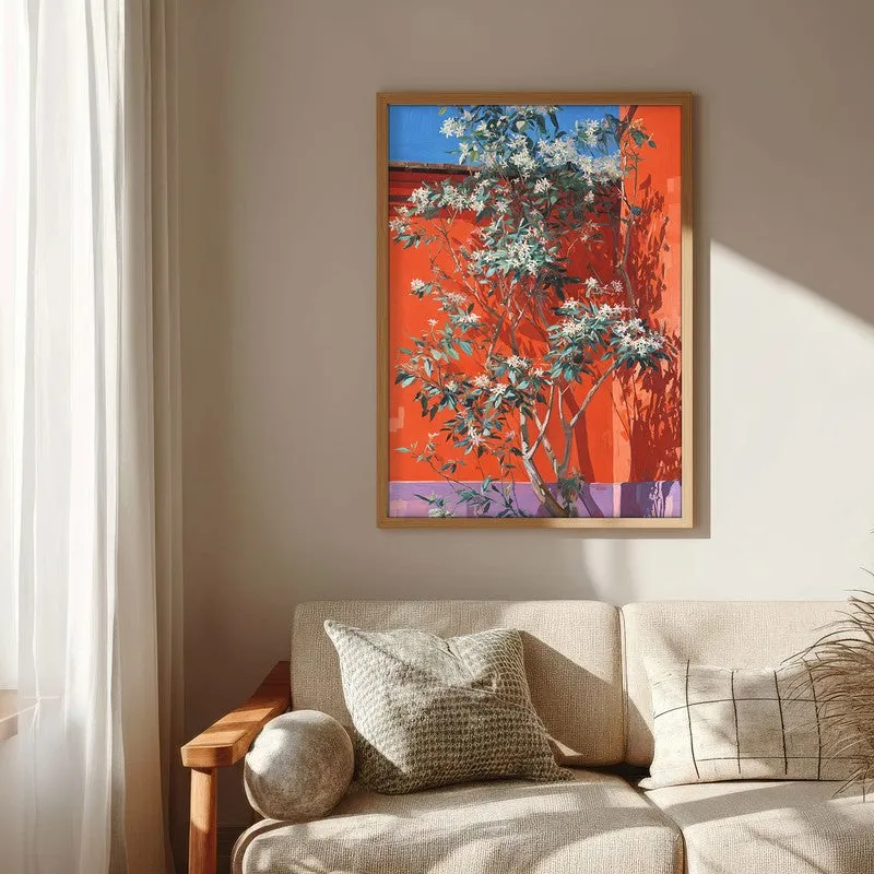 Autumra Canvas Wall Painting With Brown Frame media 7