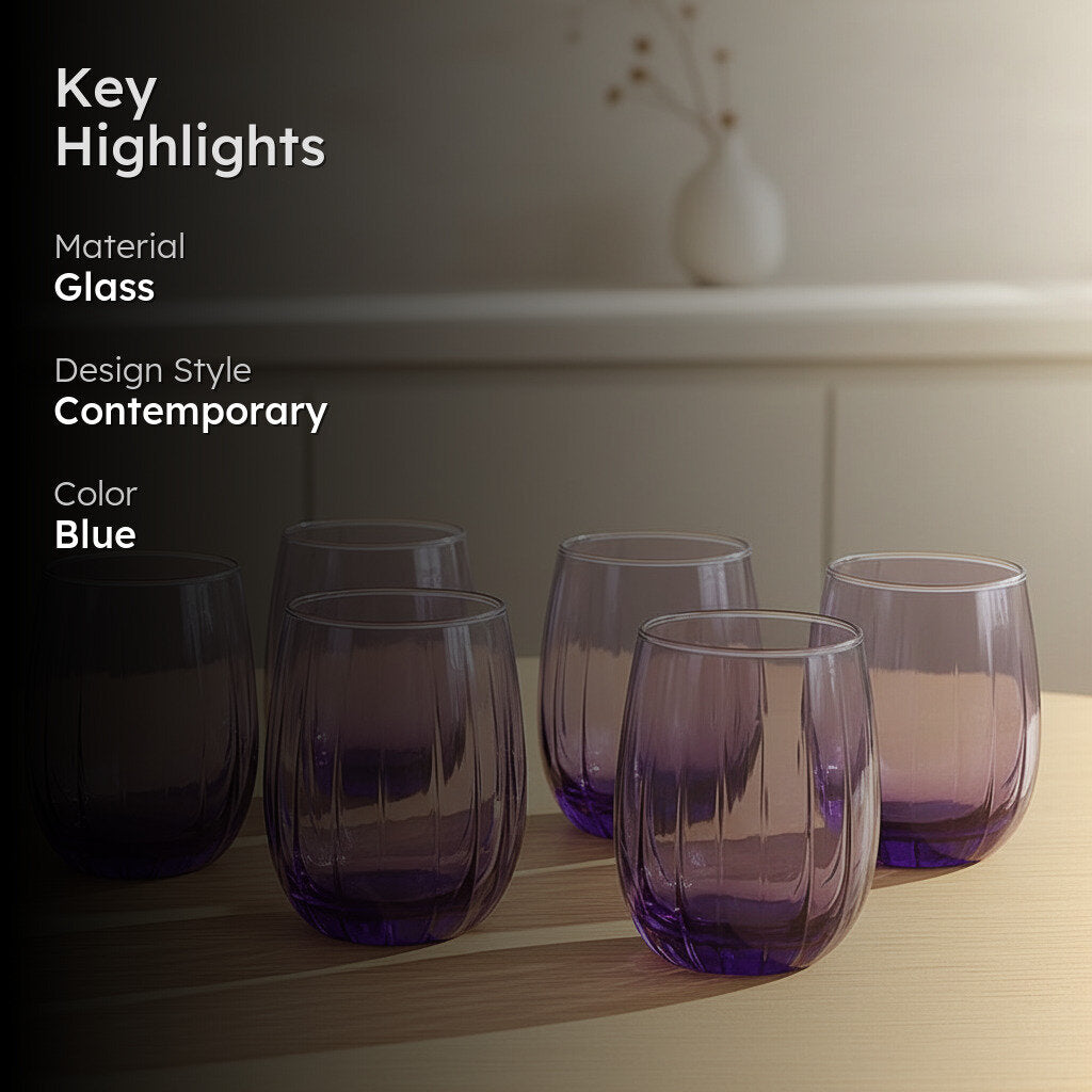 Kenzie Curved Whiskey Glass (380 mL) - Set Of Six media 3