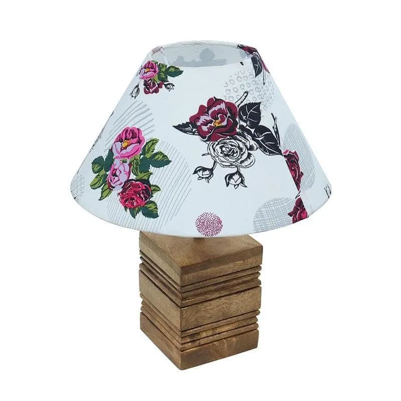 Yasmine Cube Fabric Table Lamp - Multicolor media 4