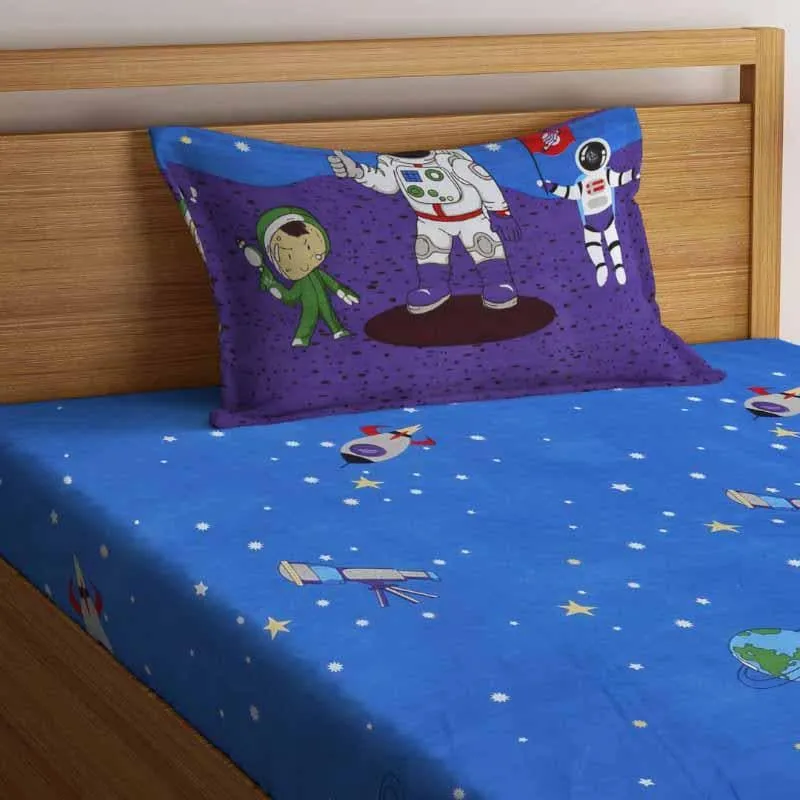 Space Explor Bedsheet - 180 GSM media 4