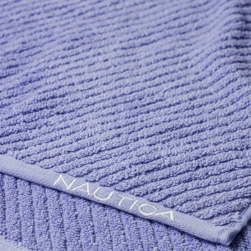 Nautica Riviera Soft Cotton Hand Towel (Blue) - Set Of Two media 6