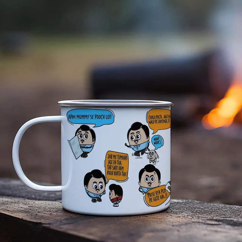 Desi Dad Life Steel Coffee Mug (250 mL) media 3
