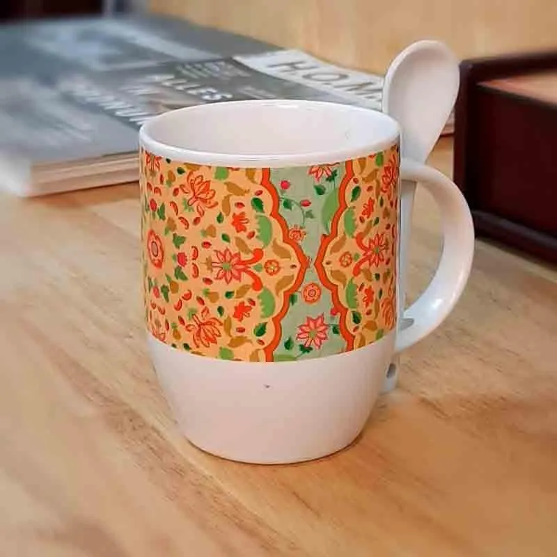 Mughal Ceramic Coffee Mug (325 mL) media 4