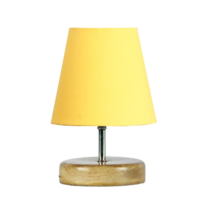 Petricho Fabric Table Lamp - Yellow,Brown media 4