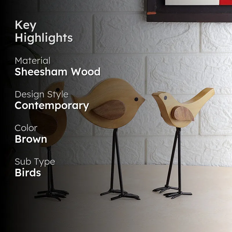 Avian Family Showpiece - Set Of Three media 2