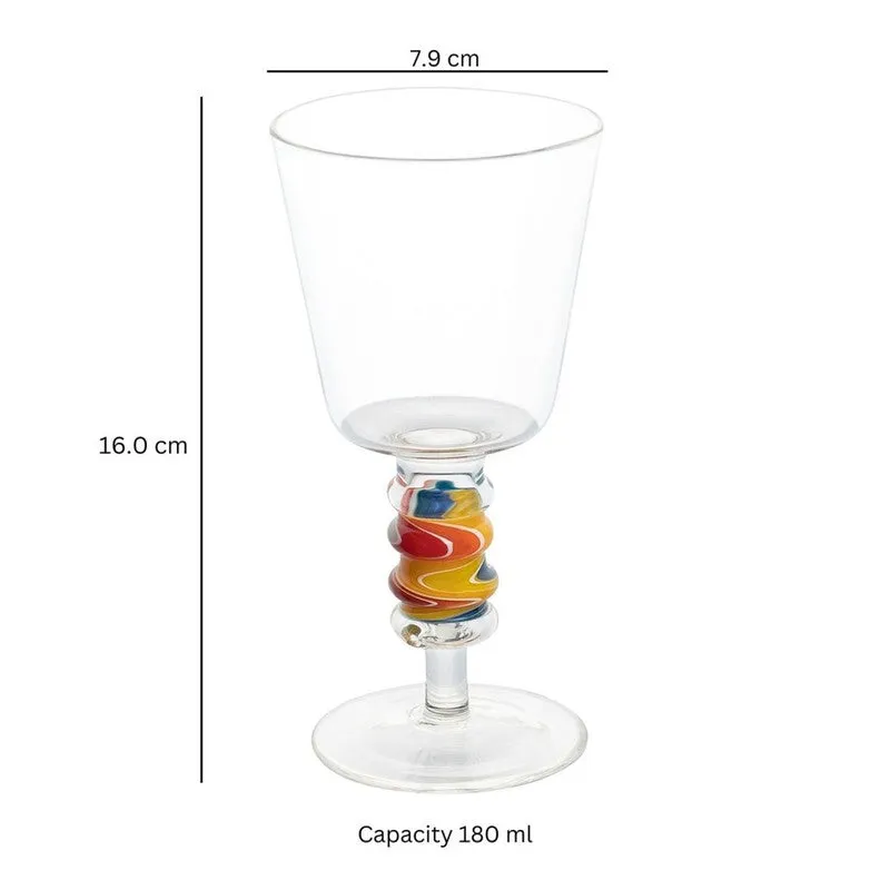 Golden Hour Martini Cocktail Glass(180 mL) - Set Of Four media 6