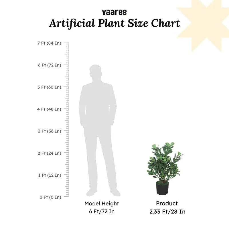 Botanic Aura Artificial Plant With Black Plastic Pot media 8