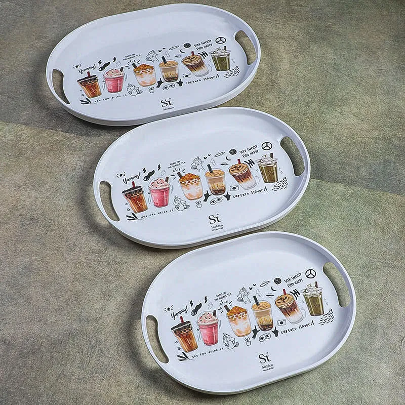 Boba Party Melamine Serving Tray - Set Of Three media 3