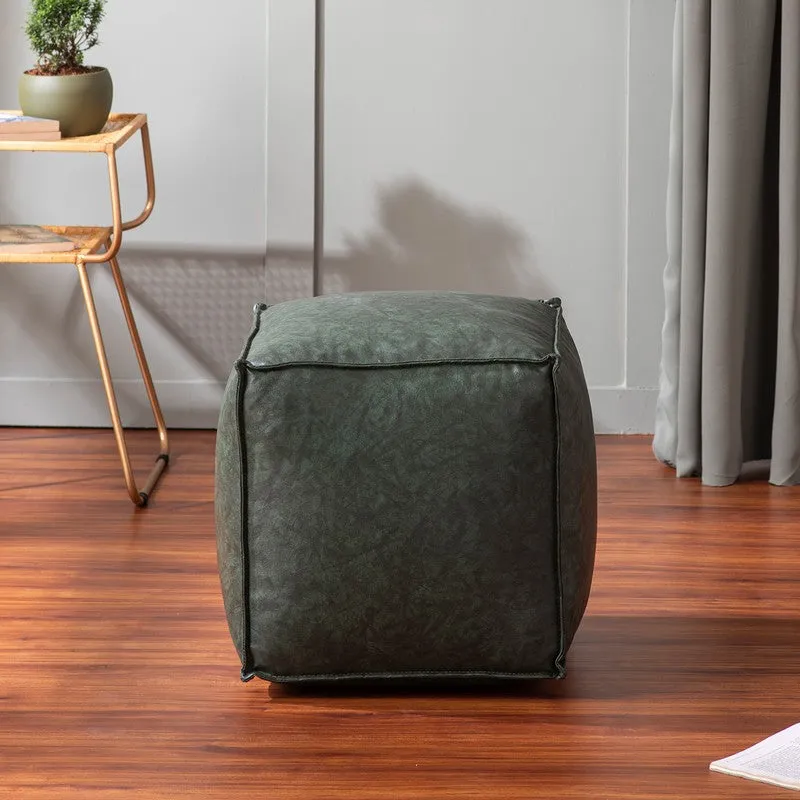 Balanced Proportion Pouffe - Green media 1