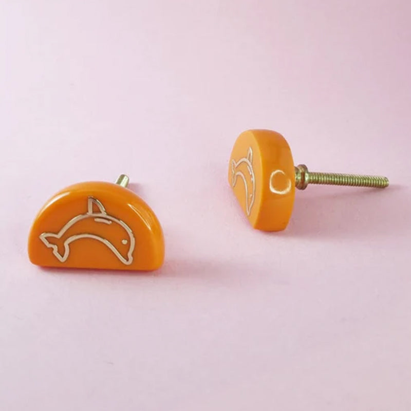 Dolphin Dive Drawer Knob - Set Of Two media 5