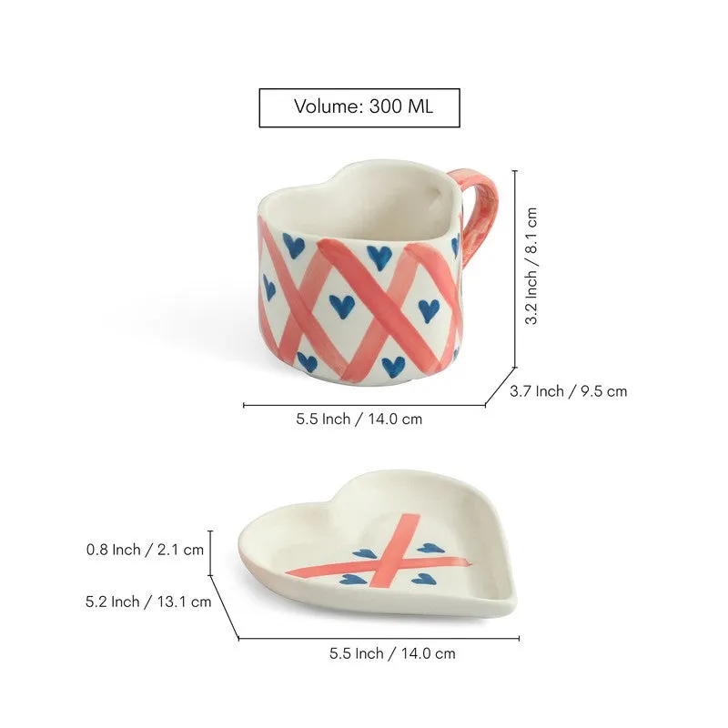 Cupid Cup & Saucer (300 Ml) - Set Of Two media 7