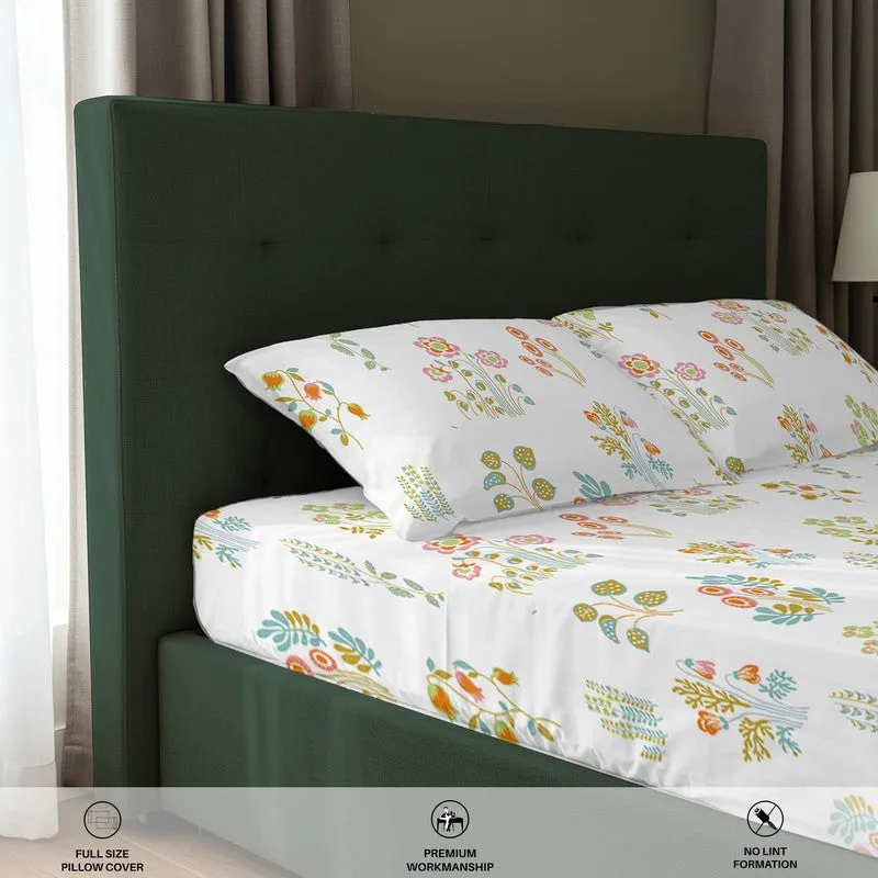 Urban Space AbstraLux Cotton Bedsheet (Yellow) - 200 TC media 8