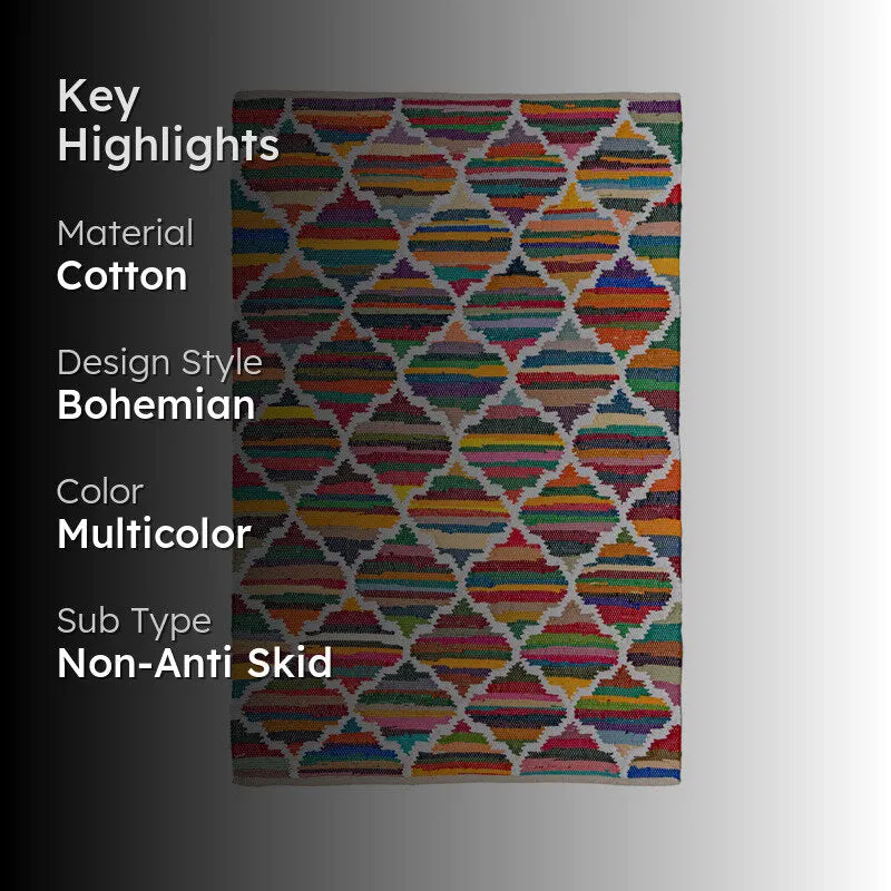 Variel Cotton Rug - Multicolor media 2