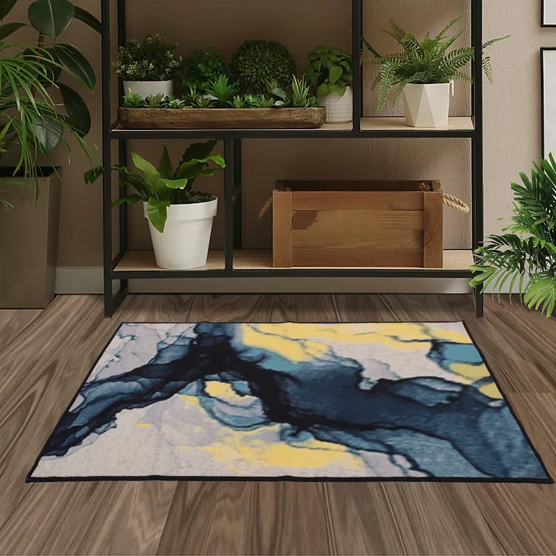 Marbled Blues Anti-Skid Carpet media 3