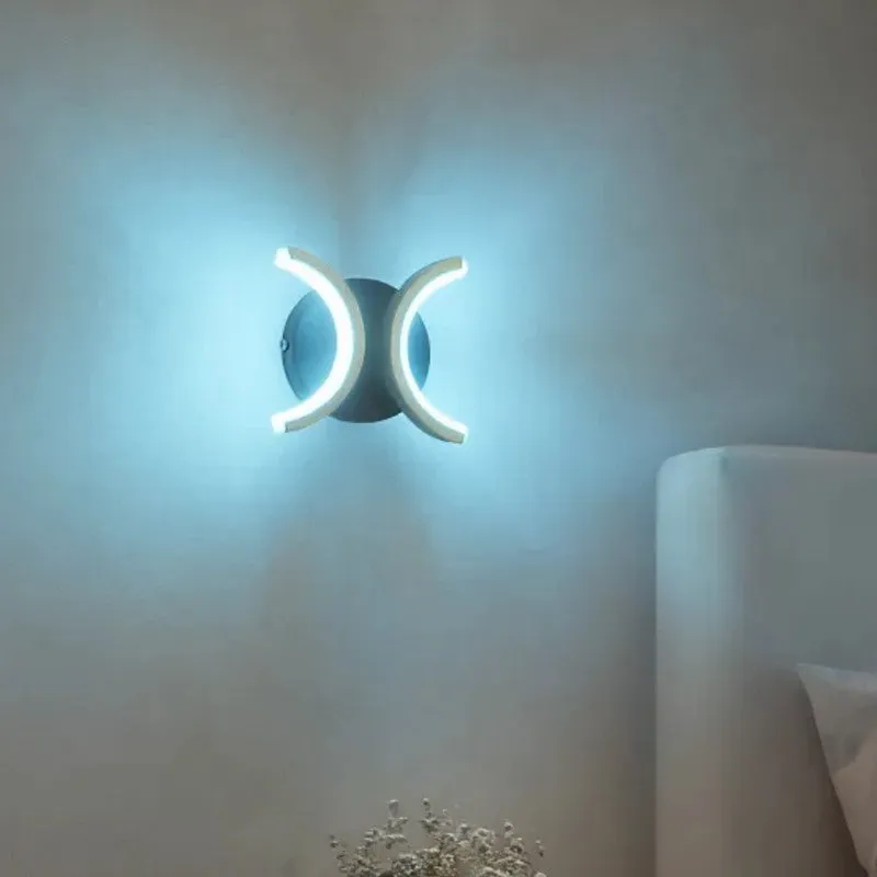 Bellora Iron & Acrylic Wall Lamp media 1