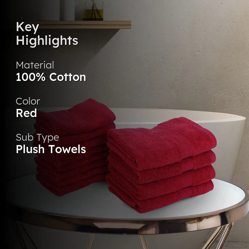 Miorah Towel Combo (Red) - Twelve Piece Set media 2