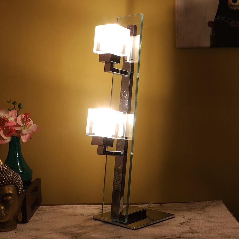 Agyle Iron Table Lamp - Transparent