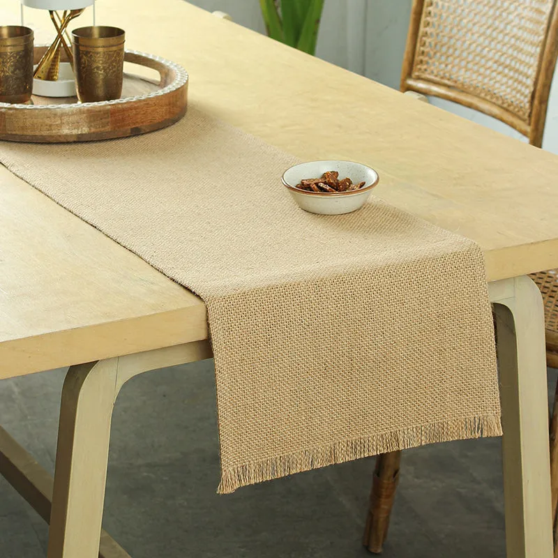 Opus Cotton Table Runner - Beige media 1