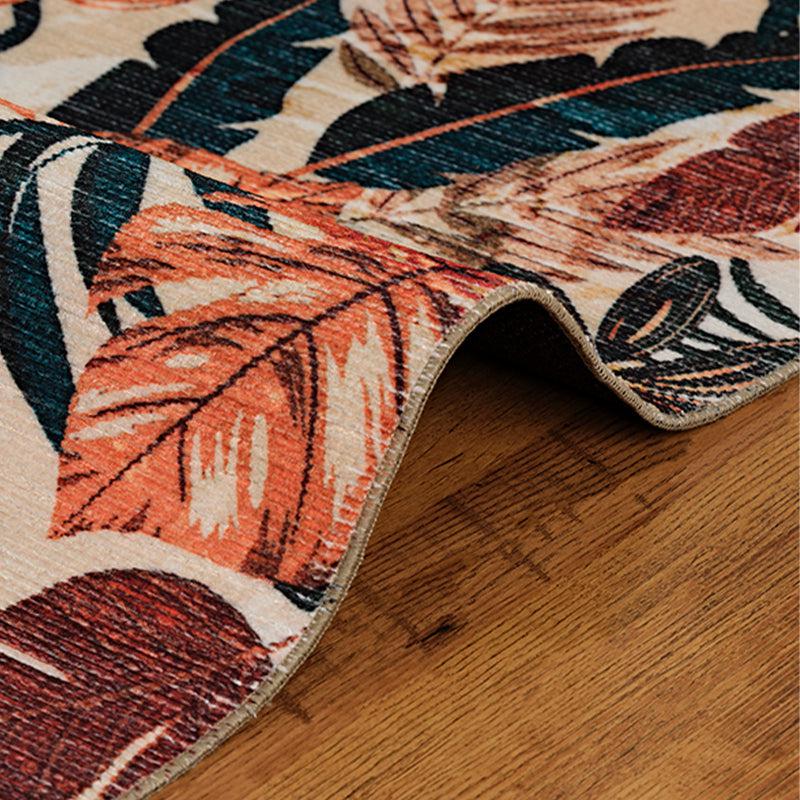Aiden Tropical Carpet - Maroon media 6
