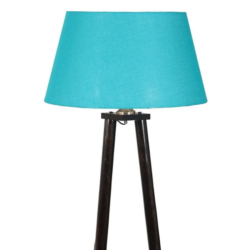 Camella Floor Lamp With Shelf - Teal media 4
