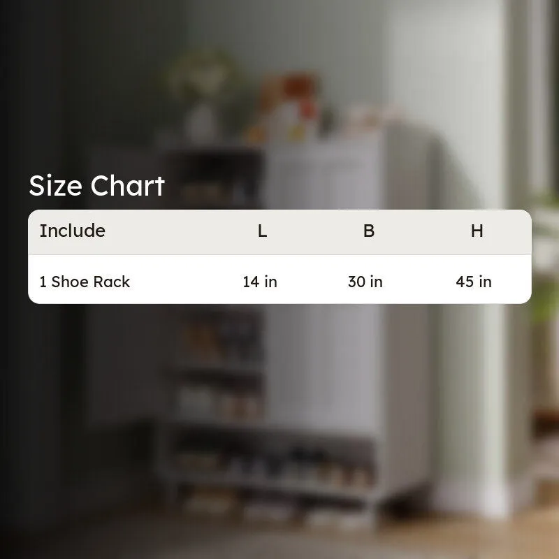 Structured Metal Shoe Rack - White media 7