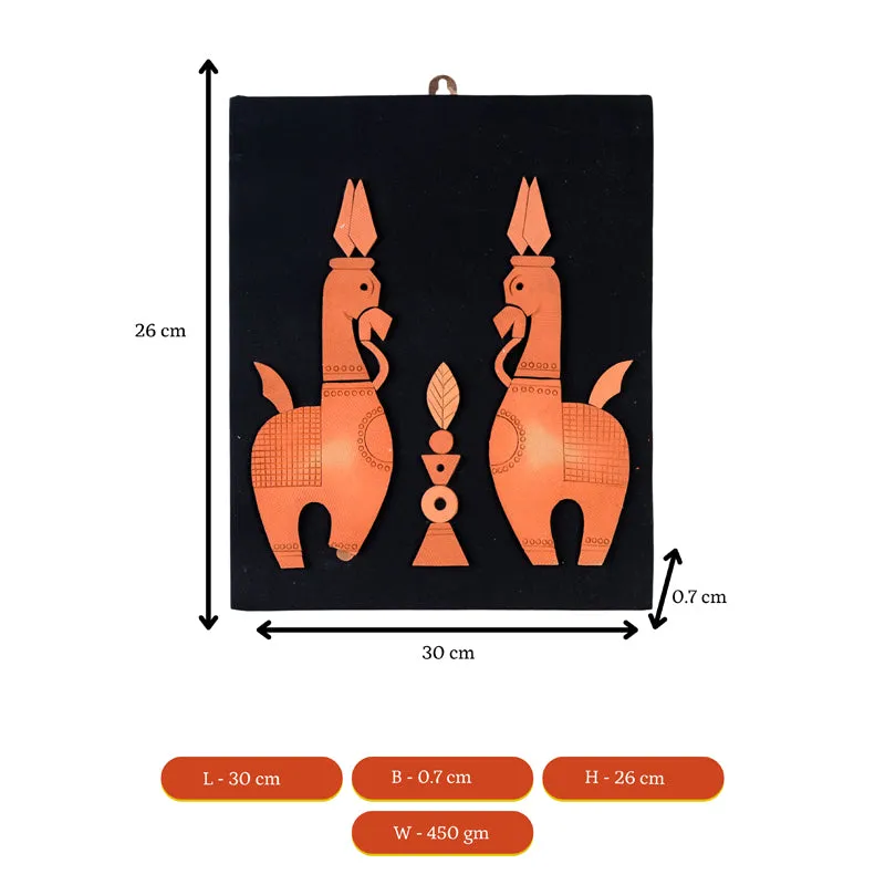 Mrittika Ashva Terracotta Wall Art media 6