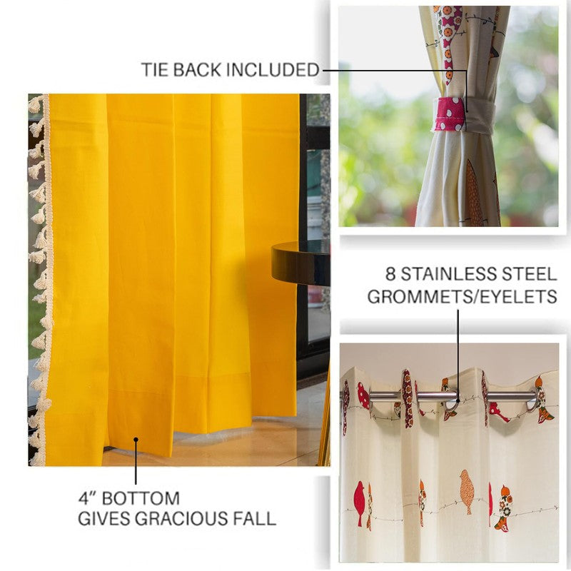 Urban Space Humming Bird Curtains - Set Of Three media 5