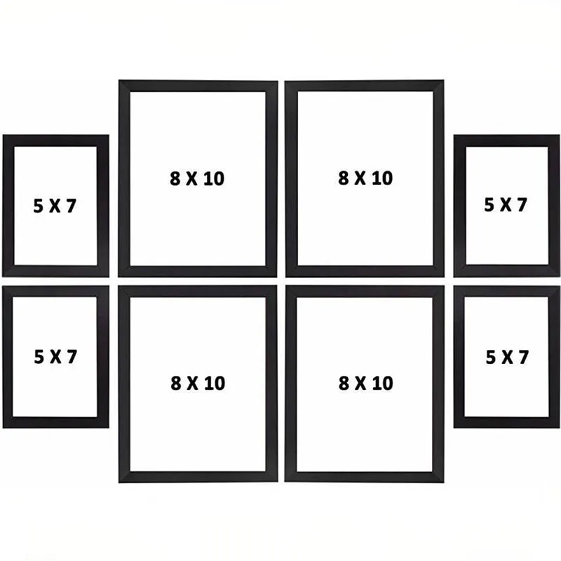 Viver Photo Frame (Black) - Set Of Eight media 5