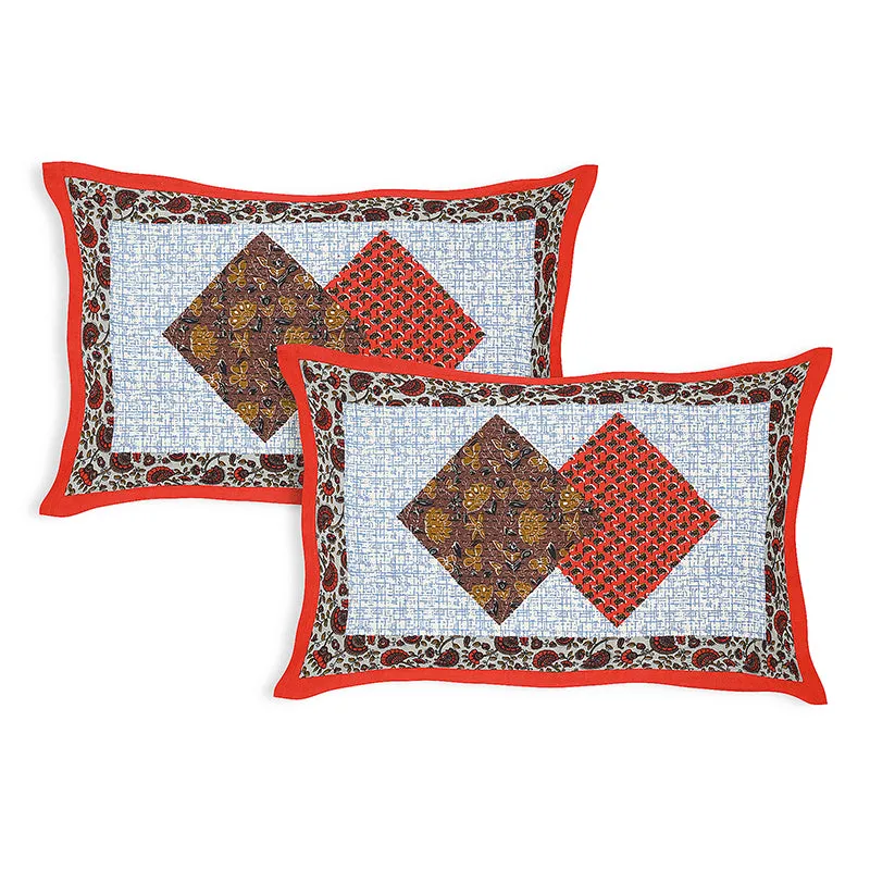 Serein Cotton Bedsheet (Red) - 160 TC media 5