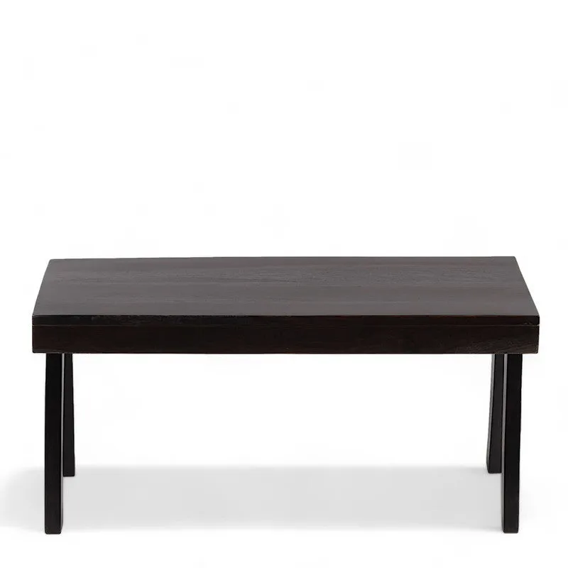 Xavro Sheesham Wooden Center Table - Black media 4