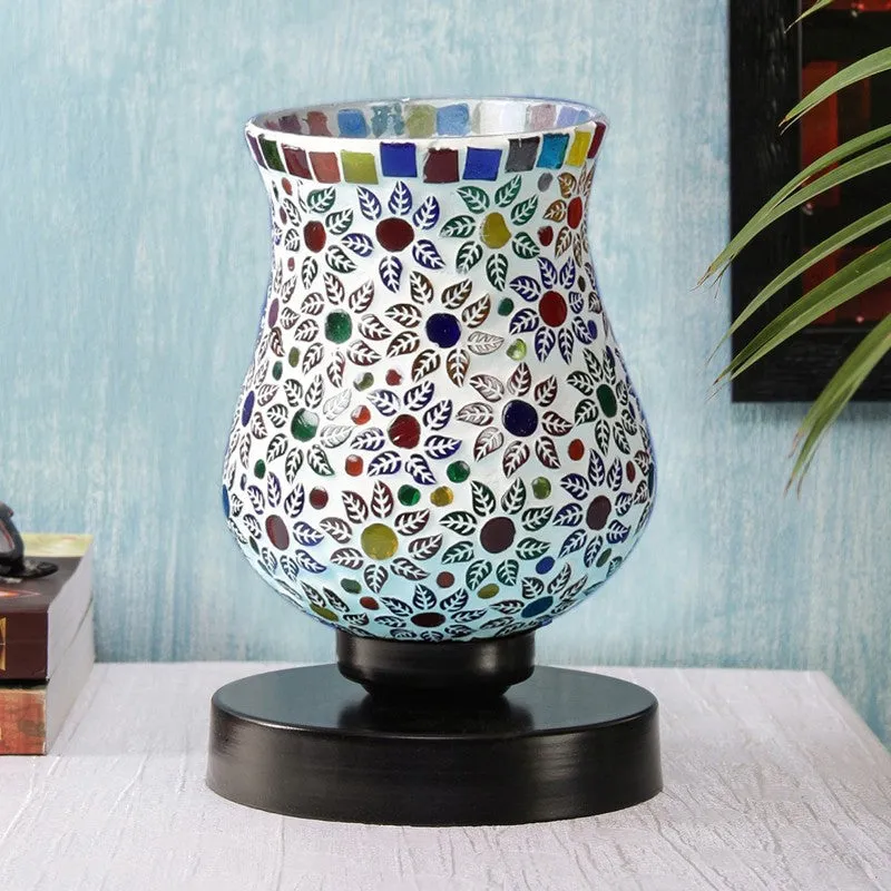 Starlen Mosaic Glass Table Lamp - Multicolor media 3