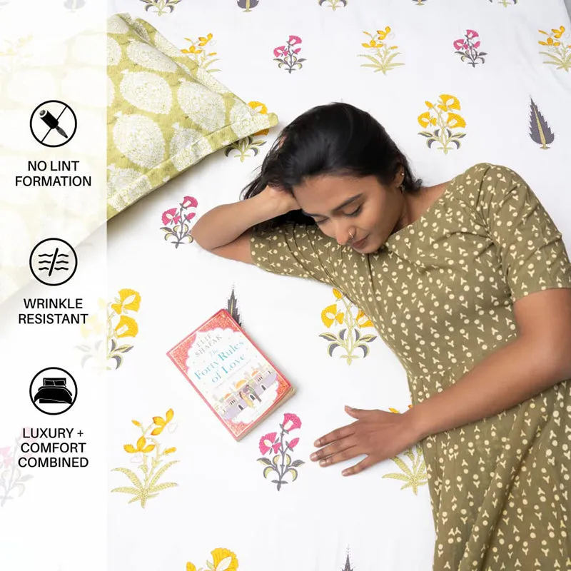 Urban Space Bageecha Cotton Bedsheet - 200 TC media 6