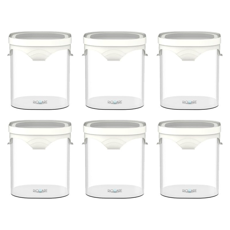 Rioware Fresh Lume Borosilicate Glass Jar (450 mL Each) - Set Of Six media 3