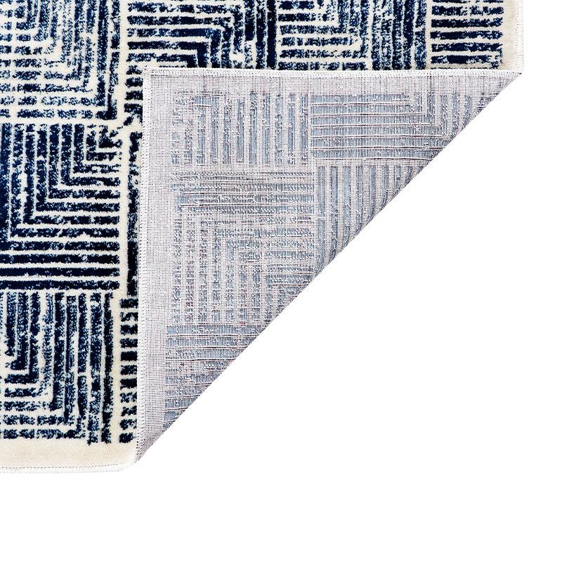 Merca Non-Anti Skid Nylon Runner Rug - Blue media 3