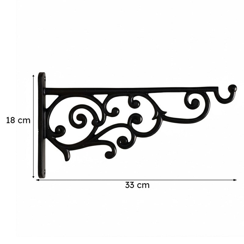 Wilme Vintage Wall Bracket - Black media 6