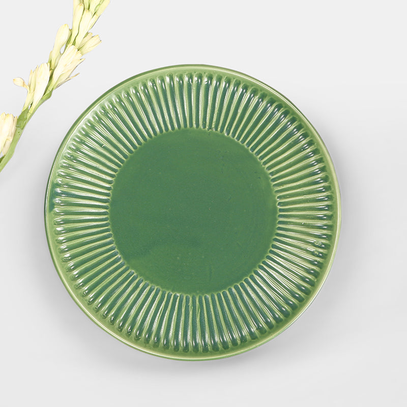 Mint Charm Ceramic Dinner Plate