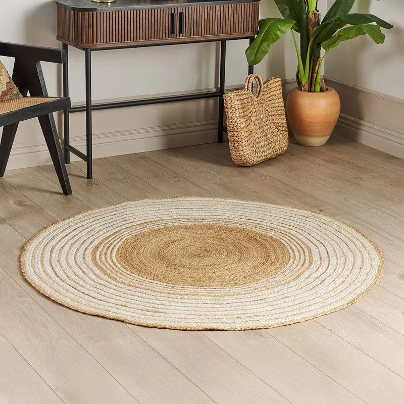 Spiral Craft II Braided Jute Area Rug media 3