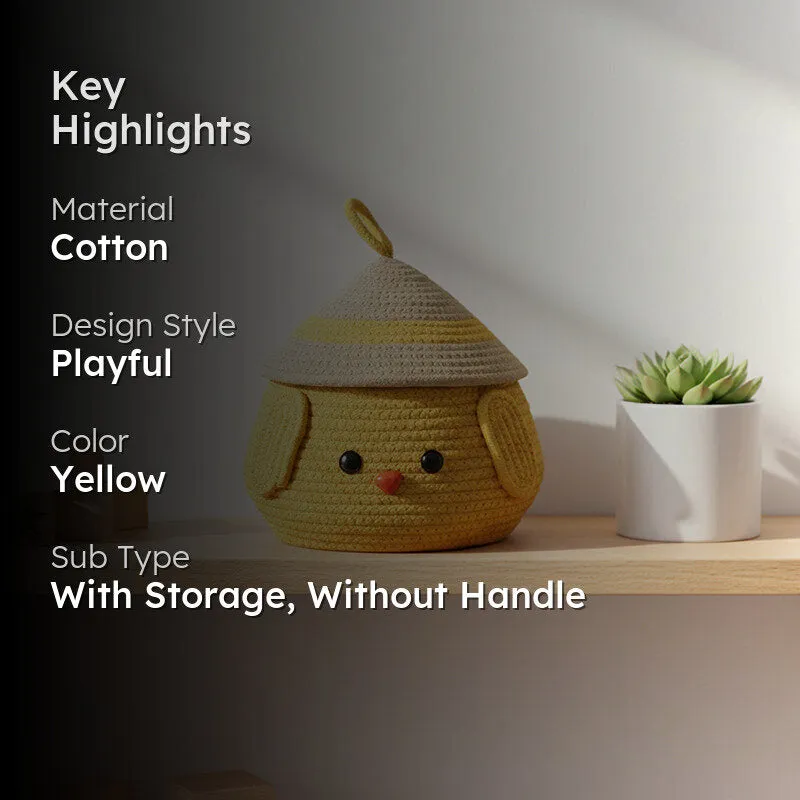 Hugsy Cotton Storage Basket media 2