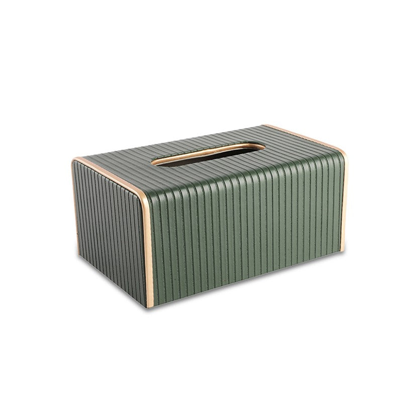 AarviDecor Urban Edge  Faux Leather Tissue Holder media 3