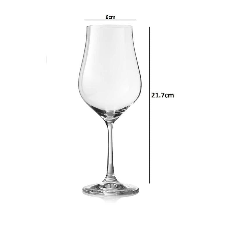 Stella Crystal Red Wine Glasses (350 mL each) - Set Of Six media 4