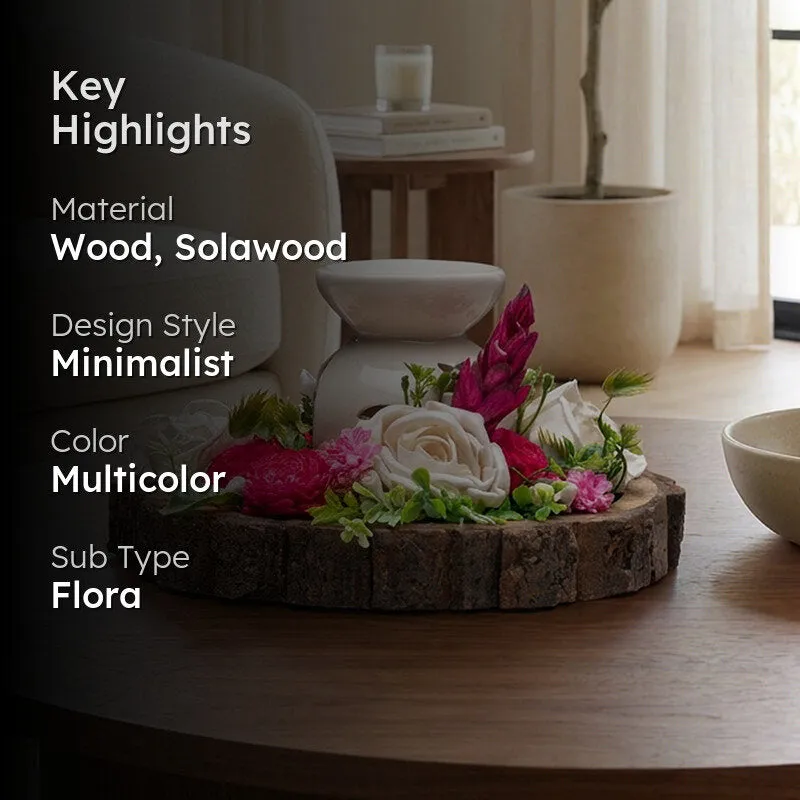 Raina Solawood Flower Tray with Diffuser media 2