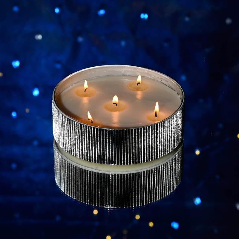 Chandni - Medium Flat Bowl Mirror Mosaic Scented Candle media 3