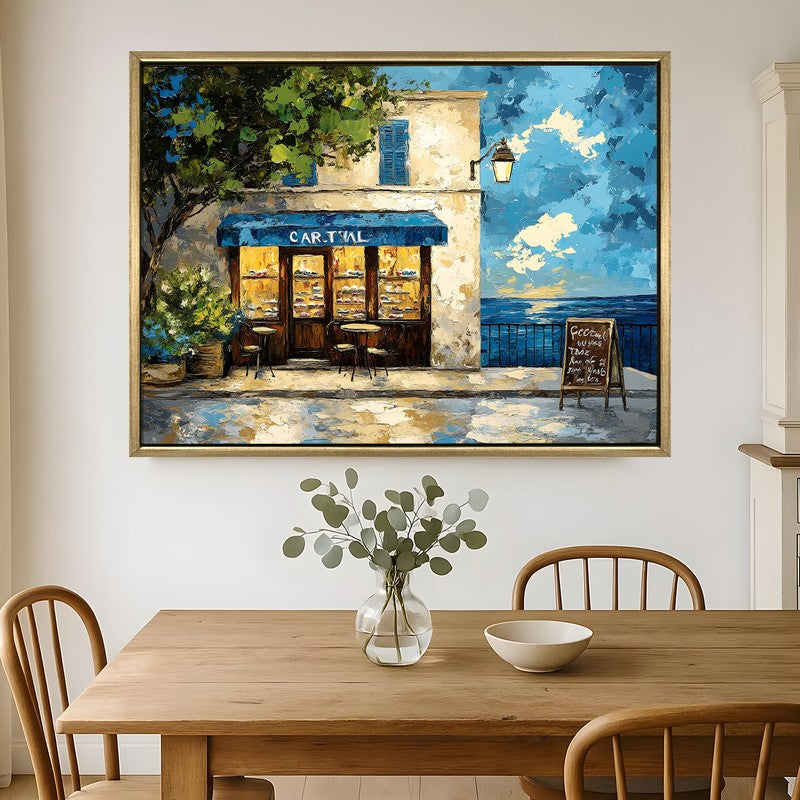 Cafeluxe Canvas Wall Painting With Frame