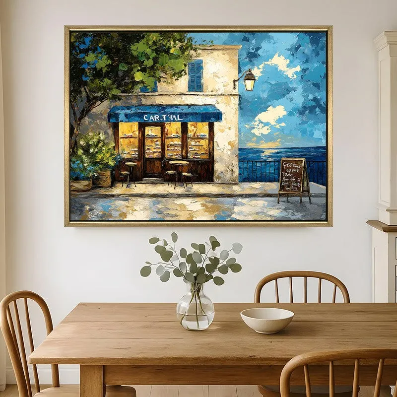 Cafeluxe Canvas Wall Painting With Frame media 1