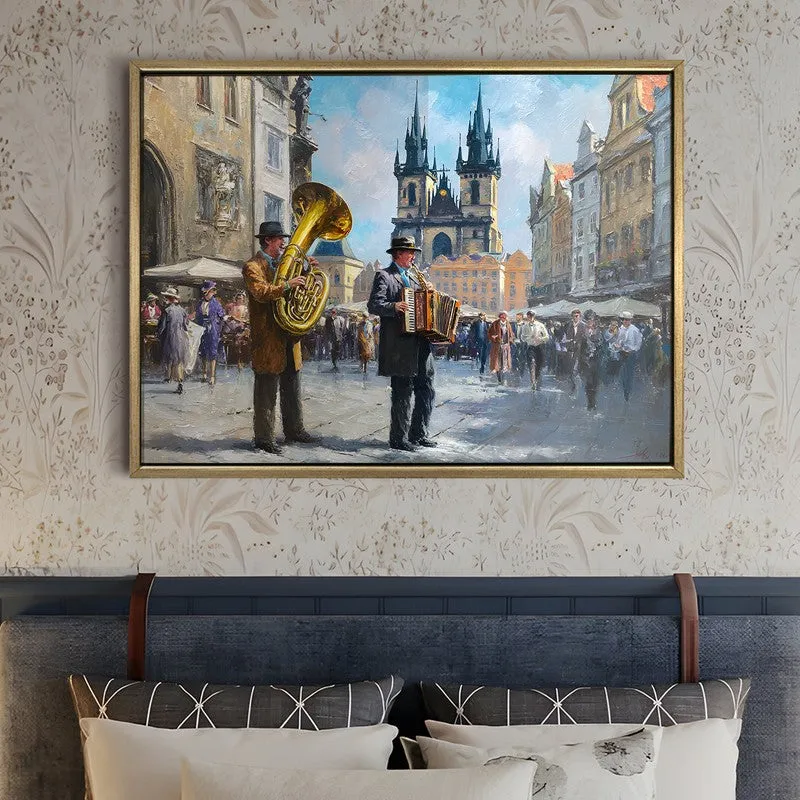 Rhapsody Canvas Wall Painting With Frame media 5
